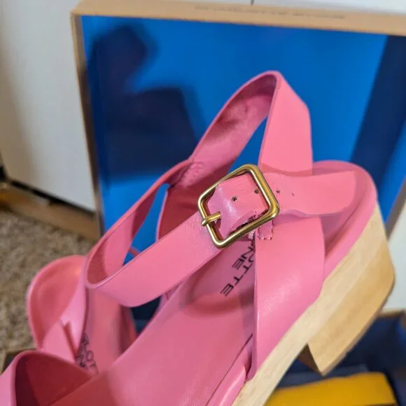 Charlotte Stone Pink Allie Clog Sandals - Picture 11 of 11